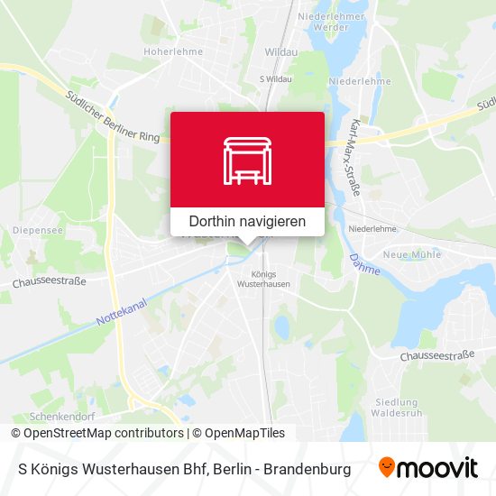 S Königs Wusterhausen Bhf Karte