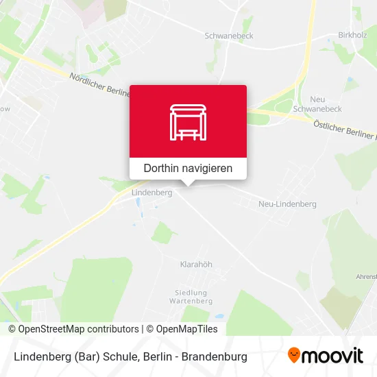 Lindenberg (Bar) Schule Karte