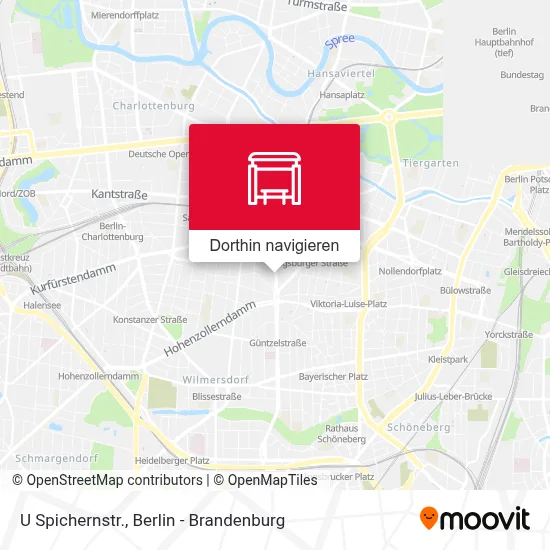 U Spichernstr. Karte