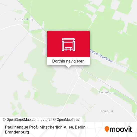 Paulinenaue Prof.-Mitscherlich-Allee Karte