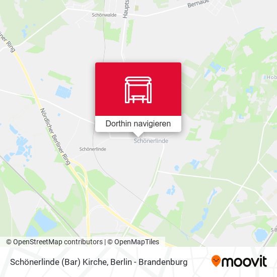 Schönerlinde (Bar) Kirche Karte
