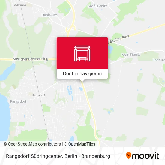 Rangsdorf Südringcenter Karte