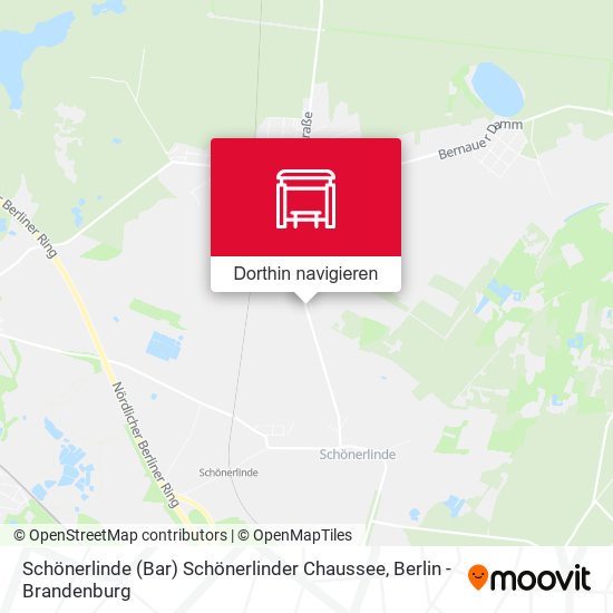 Schönerlinde (Bar) Schönerlinder Chaussee Karte