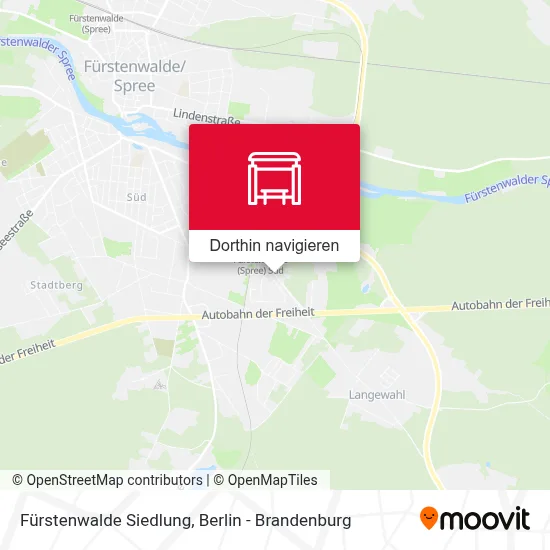 Fürstenwalde Siedlung Karte