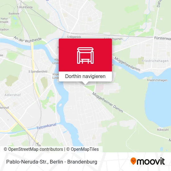 Pablo-Neruda-Str. Karte