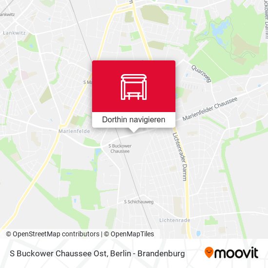 S Buckower Chaussee Ost Karte