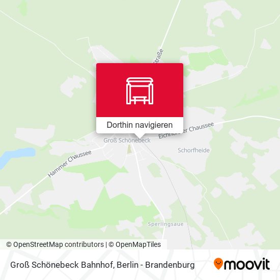 Groß Schönebeck Bahnhof Karte