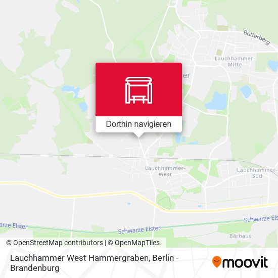 Lauchhammer West Hammergraben Karte