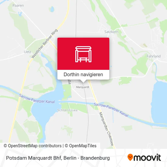 Potsdam Marquardt Bhf Karte