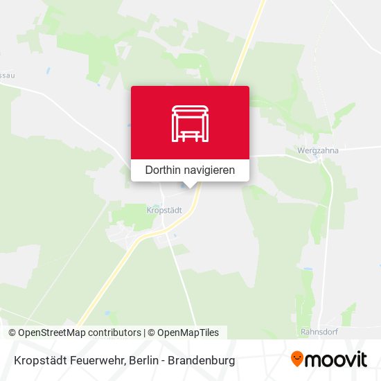 Kropstädt Feuerwehr Karte