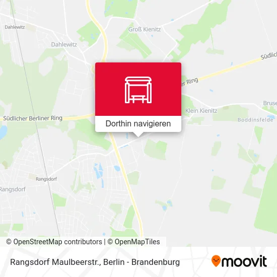 Rangsdorf Maulbeerstr. Karte