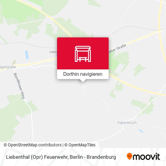 Liebenthal (Opr) Feuerwehr Karte