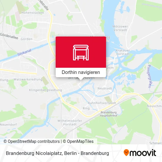 Brandenburg Nicolaiplatz Karte