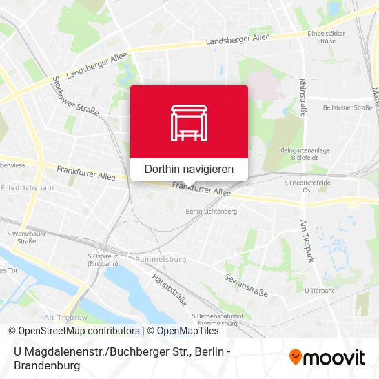 U Magdalenenstr. / Buchberger Str. Karte