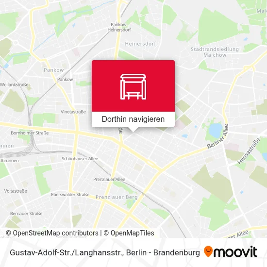 Gustav-Adolf-Str./Langhansstr. Karte