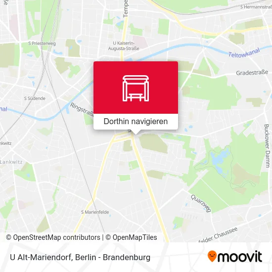 U Alt-Mariendorf Karte