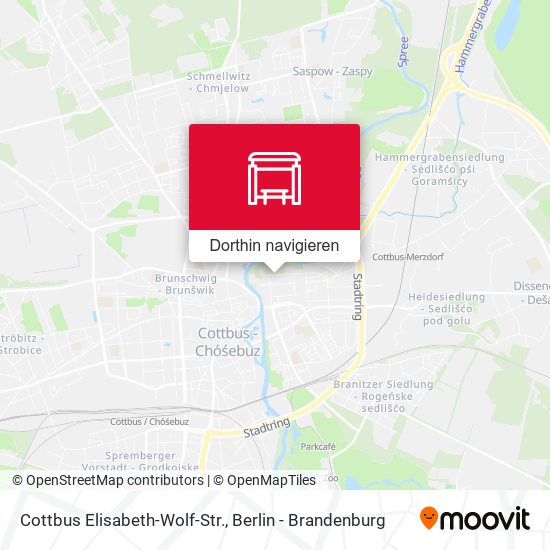 Cottbus Elisabeth-Wolf-Str. Karte