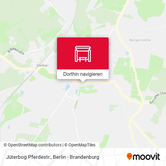 Jüterbog Pferdestr. Karte