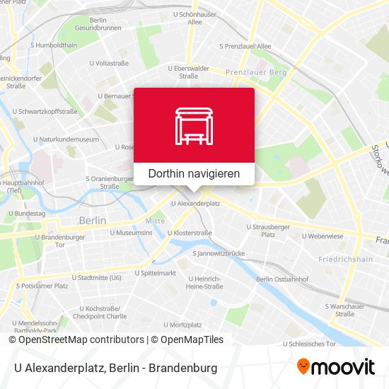 U Alexanderplatz Karte