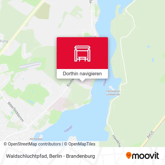 Waldschluchtpfad Karte