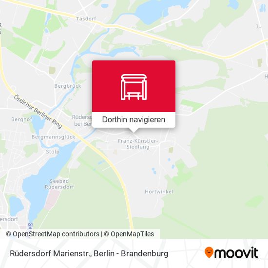 Rüdersdorf Marienstr. Karte