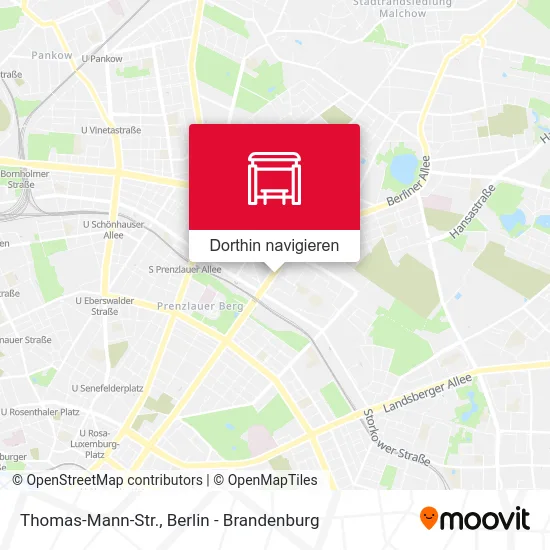 Thomas-Mann-Str. Karte