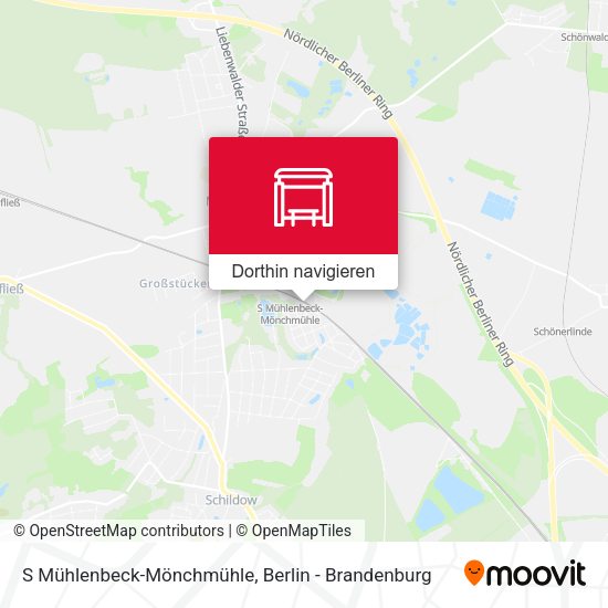 S Mühlenbeck-Mönchmühle Karte