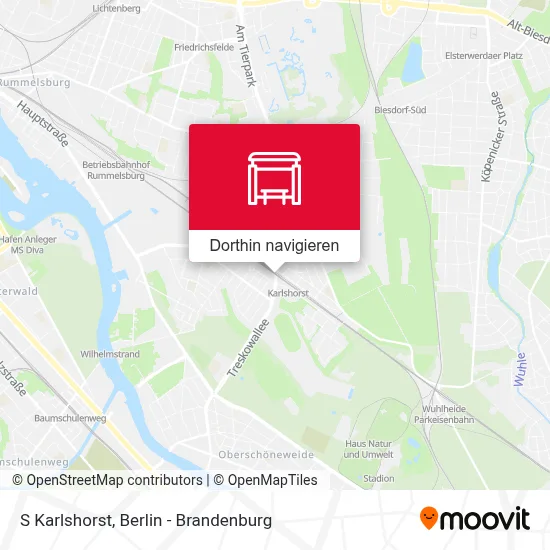 S Karlshorst Karte