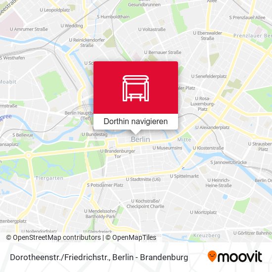 Dorotheenstr./Friedrichstr. Karte
