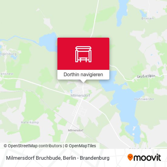 Milmersdorf Bruchbude Karte