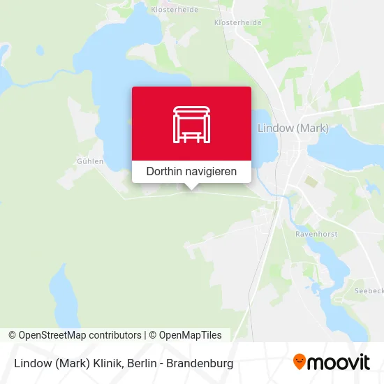 Lindow (Mark) Klinik Karte