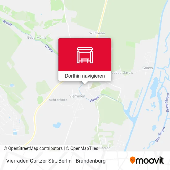 Vierraden Gartzer Str. Karte