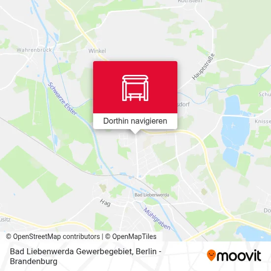 Bad Liebenwerda Gewerbegebiet Karte