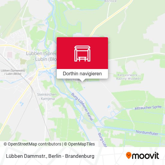 Lübben Dammstr. Karte