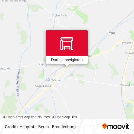 Gröditz Hauptstr. Karte