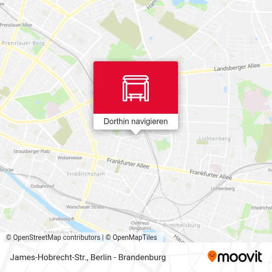 James-Hobrecht-Str. Karte
