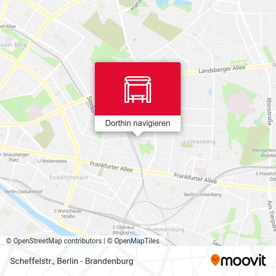 Scheffelstr. Karte