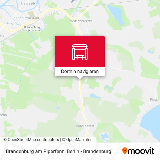 Brandenburg am Piperfenn Karte