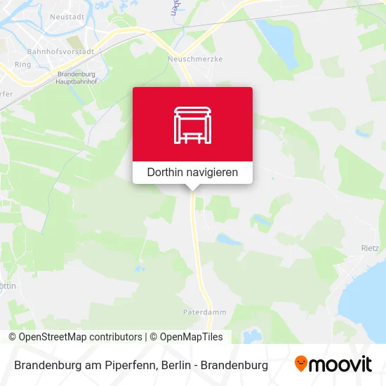 Brandenburg am Piperfenn Karte