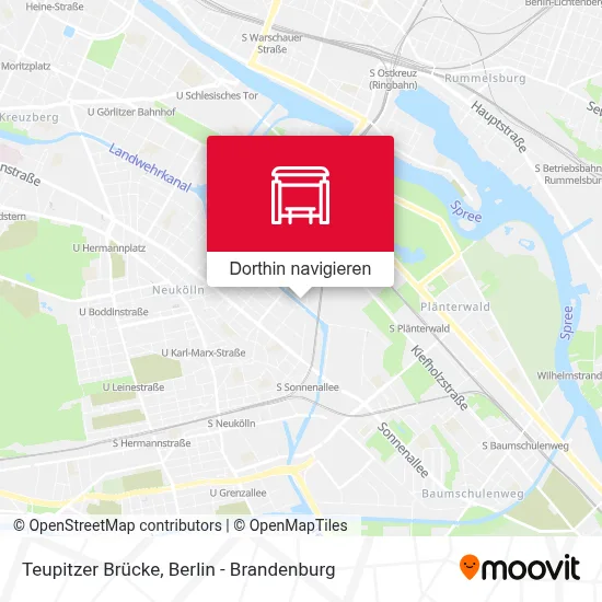 Teupitzer Brücke Karte