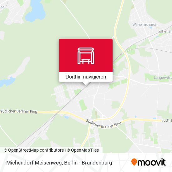 Michendorf Meisenweg Karte
