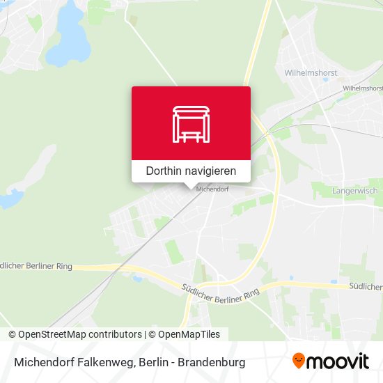 Michendorf Falkenweg Karte