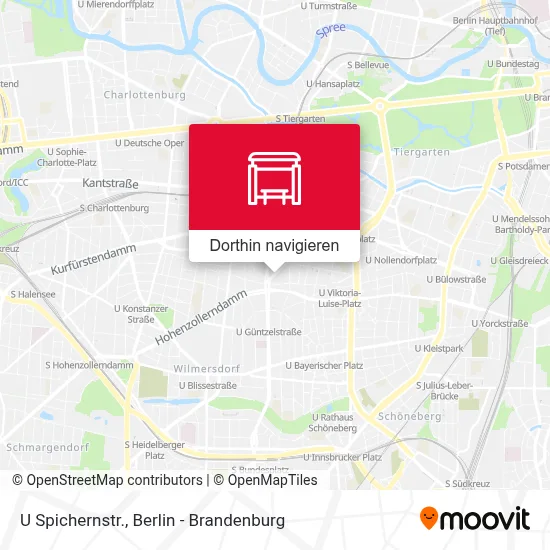 U Spichernstr. Karte