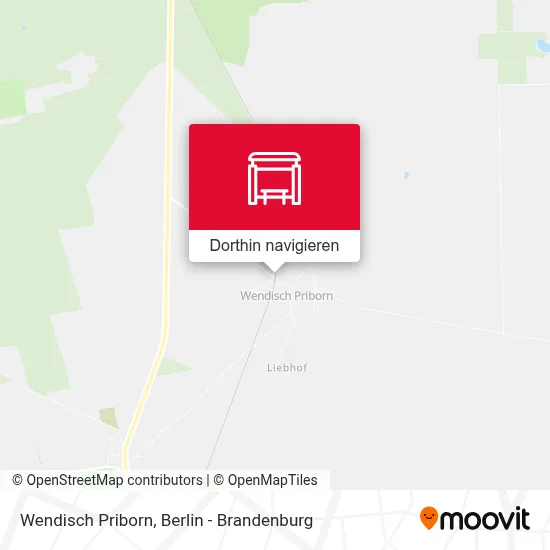 Wendisch Priborn Karte