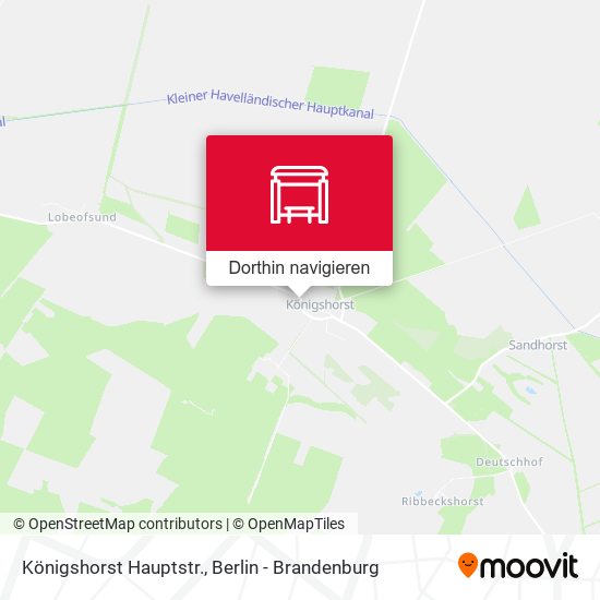 Königshorst Hauptstr. Karte