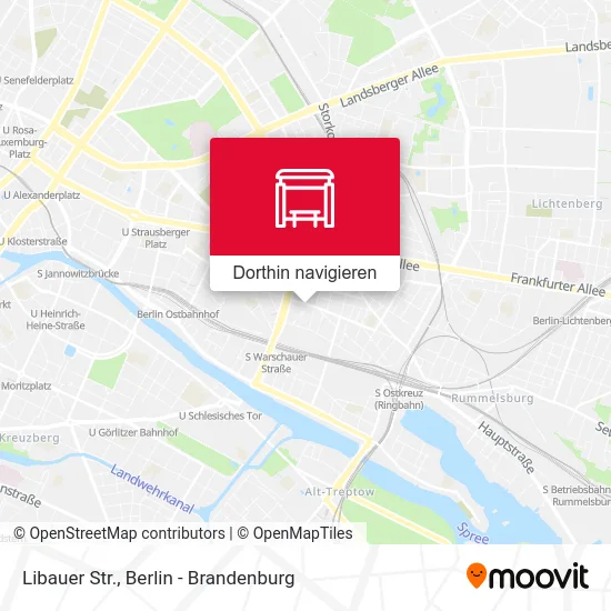 Libauer Str. Karte