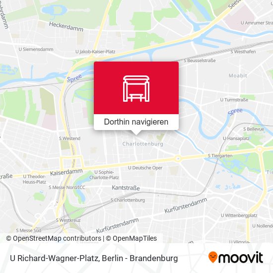 U Richard-Wagner-Platz Karte