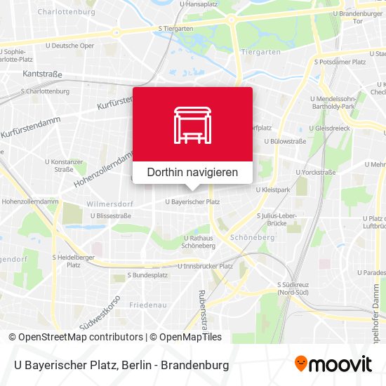 U Bayerischer Platz Karte