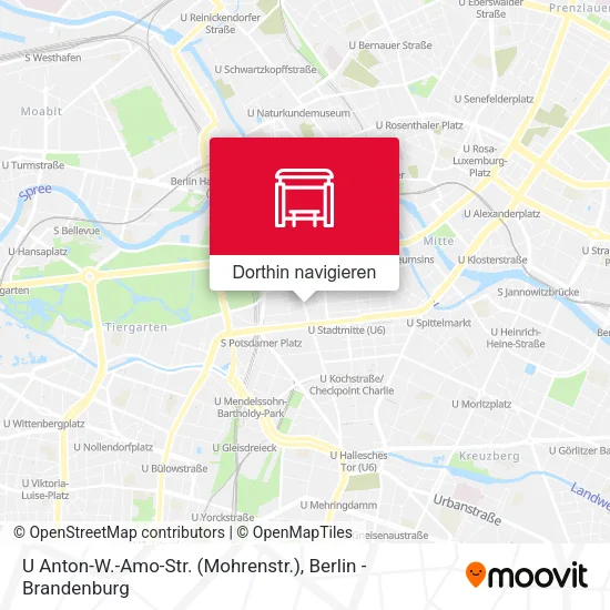 U Anton-W.-Amo-Str. (Mohrenstr.) Karte