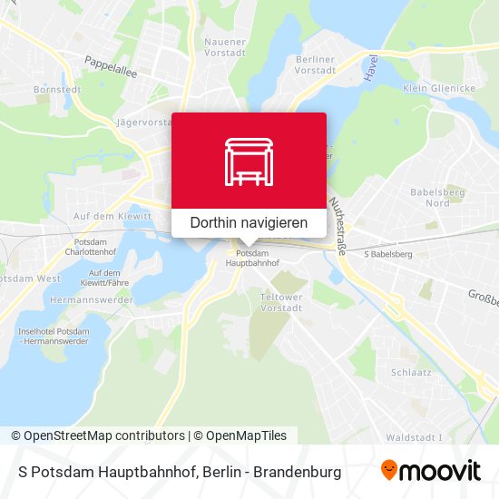 S Potsdam Hauptbahnhof Karte